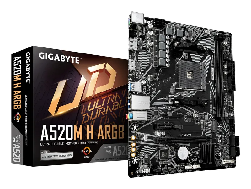 Motherboard GIGABYTE A520M H ARGB