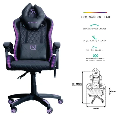 sillas Gaming NECNON NSG-RGB-1